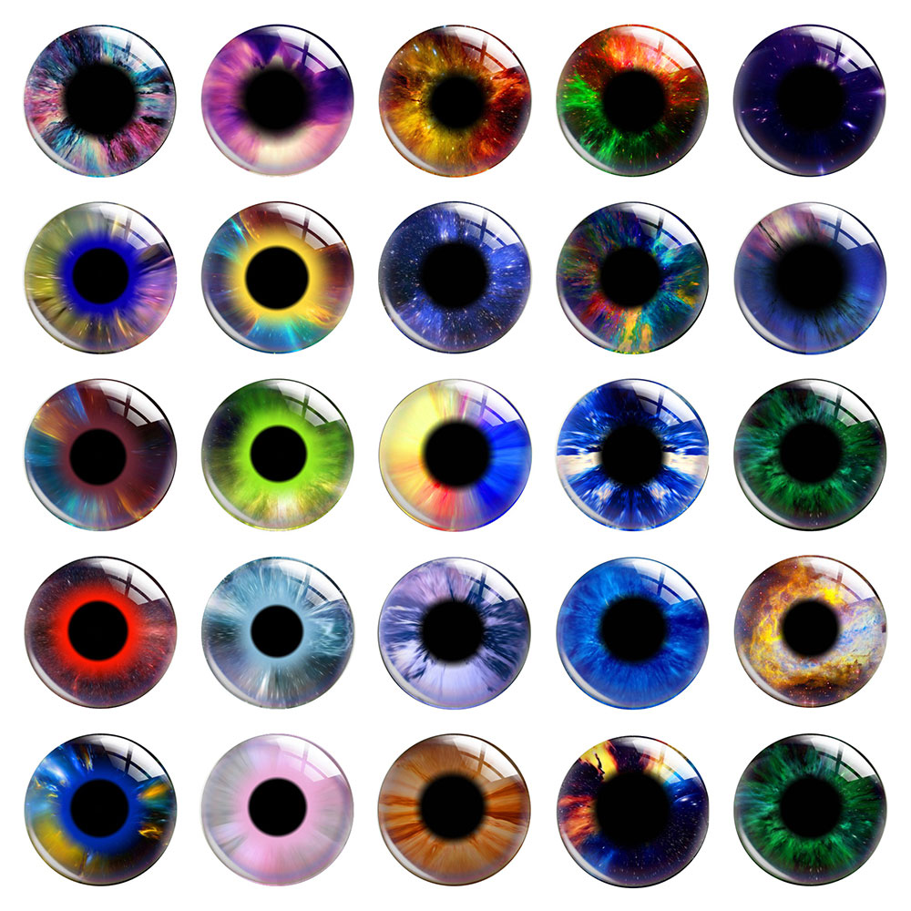 Science Toys Diy - Round Science Fiction Iris Eyeball Pupil