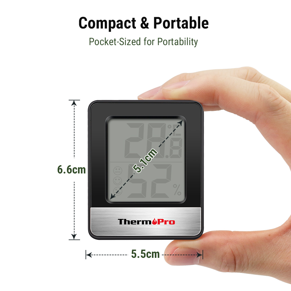 ThermoPro TP49 Mini Weather St - огляд і ціна Weather Station Indoor