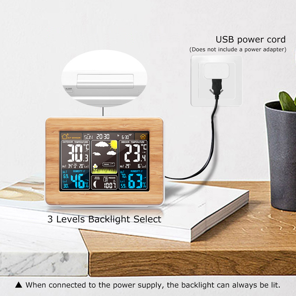 FanJu Alarm Clock Digital Temp - огляд і ціна Weather Station Indoor