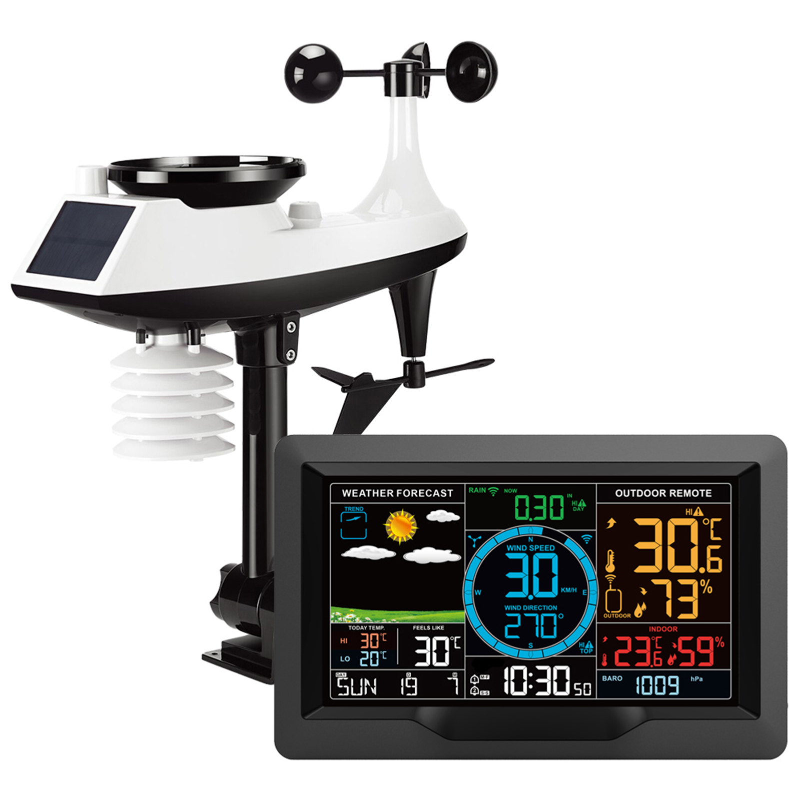 FJ3395TY /FJ3390A Weather Stat - огляд і ціна Weather Station Indoor
