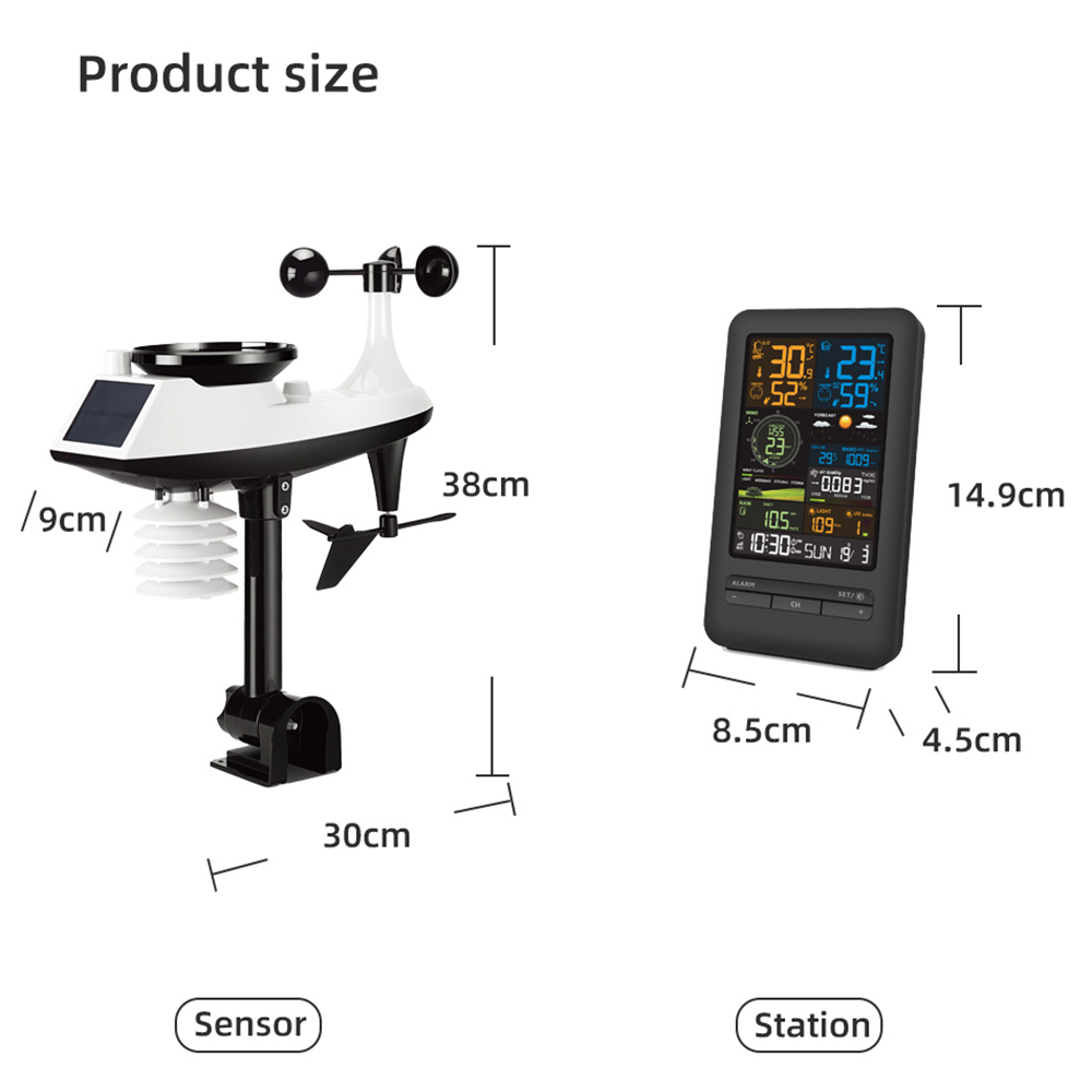 FJ3395TY /FJ3390A Weather Stat - огляд і ціна Weather Station Indoor