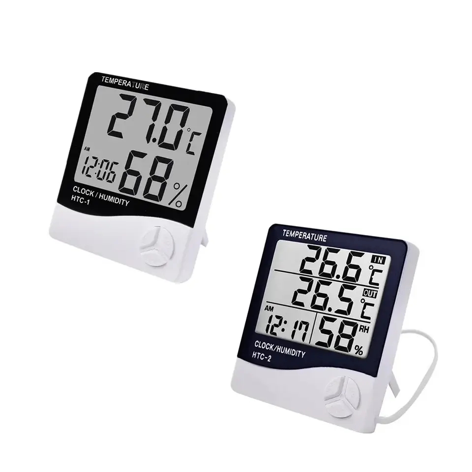 Indoor LCD Digital Thermometer - огляд і ціна Weather Station Indoor
