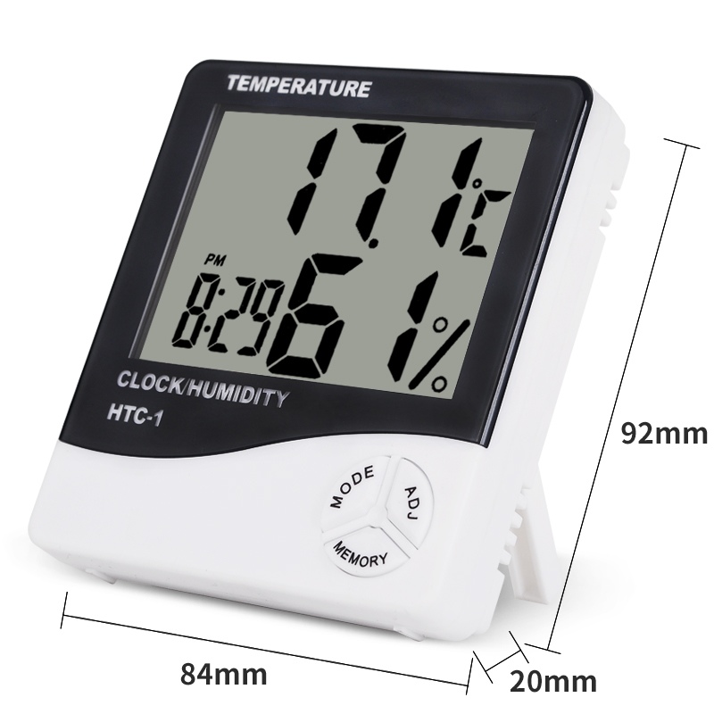 HTC-1 Indoor Room LCD Digital  - огляд і ціна Weather Station Indoor