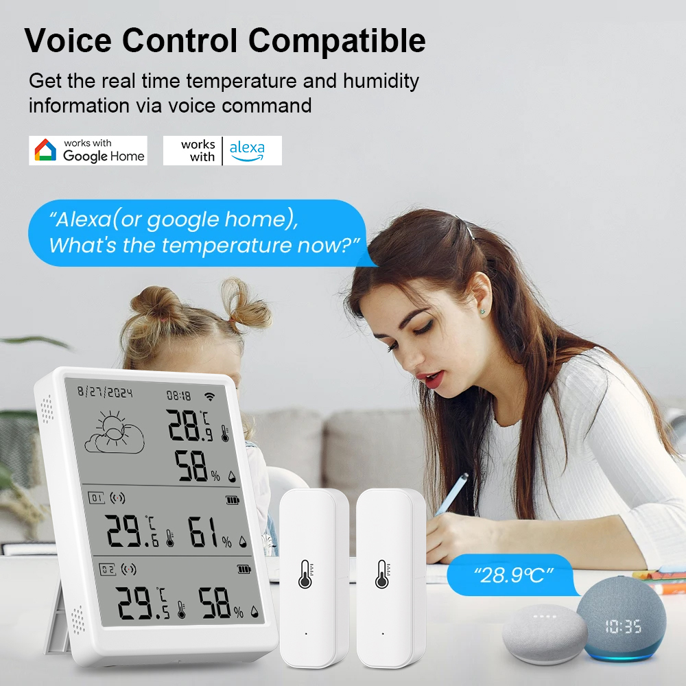 SMATRUL Tuya WiFi High Precisi - огляд і ціна Weather Station Indoor