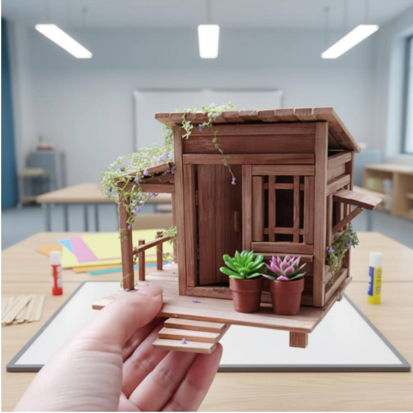 DIY Bamboo House Kit Relaxing  - огляд і ціна Science Hobby Kit