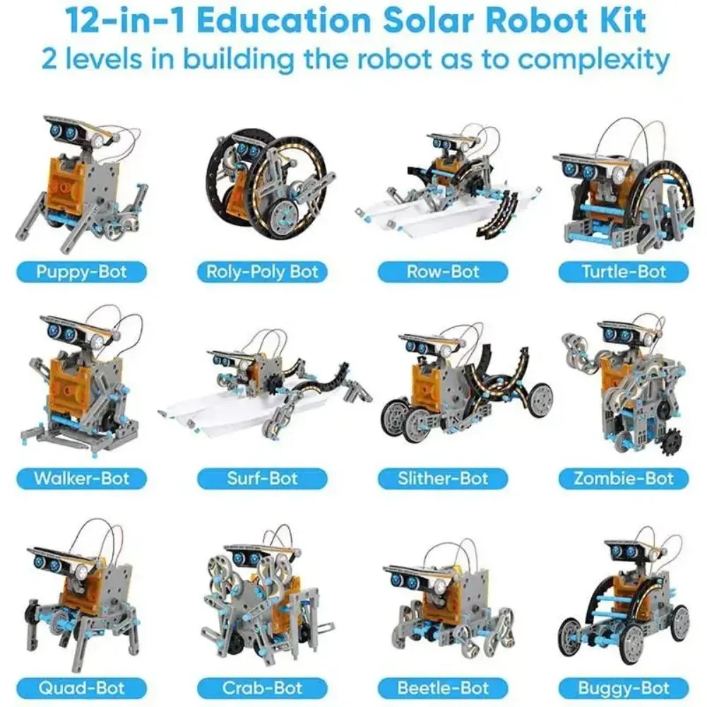 13 in 1 Solar Powered Robot Sc - огляд і ціна Science Toys Diy